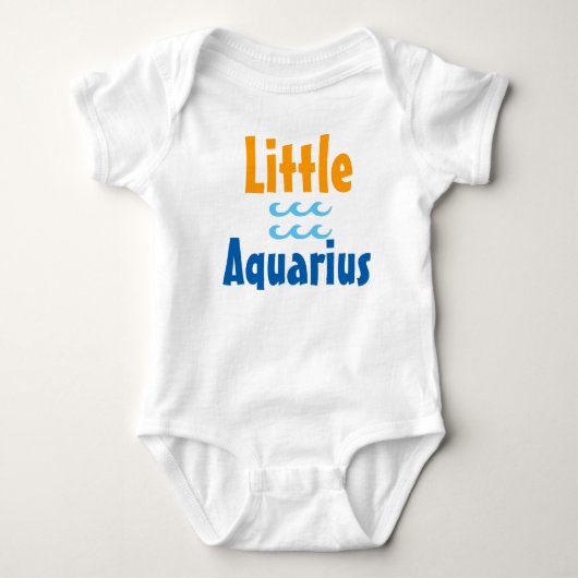 Little Aquarius ベビーボディスーツ (正面)