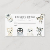 Little Arcticはキャンディスカードの数を推測 エンクロージャーカード (正面)