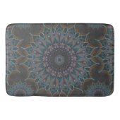 Little Ashgrey Floral Fallen バスマット (正面)