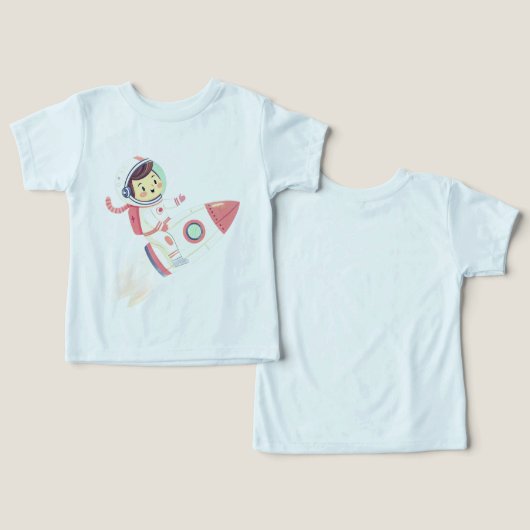 Little Astronaut – Dreamy Space Explorer Kid  (デザイン正面&裏面)
