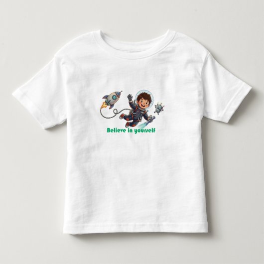 Little astronaut T-Shirt トドラーTシャツ (正面)