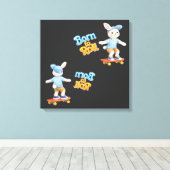 Little Athletes キャンバスプリント (インサイチュ (ウッドフロア))