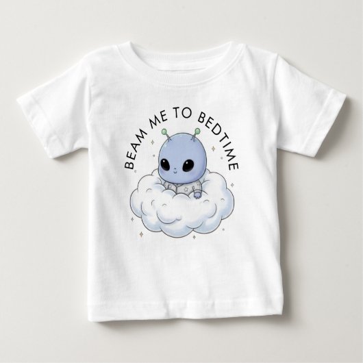 Little Baby Alien T-shirt ベビーTシャツ (正面)