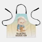 Little Baker Cat: Cozy Morning Kneading Art エプロン (正面)