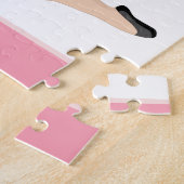 Little Ballerina Pink Ballet Girls Name ジグソーパズル (側面)