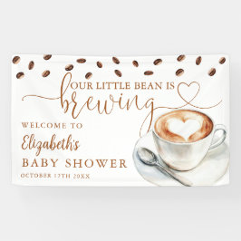 Little Bean Coffee Baby Shower Welcome 横断幕