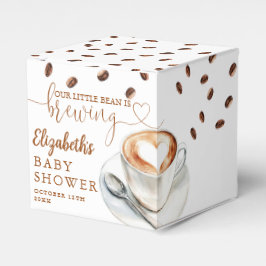 Little Bean Is Brewing Coffee Theme Baby Shower フェイバーボックス