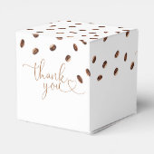 Little Bean Is Brewing Coffee Theme Baby Shower フェイバーボックス (裏面サイド)