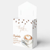 Little Bean Is Brewing Coffee Theme Baby Shower フェイバーボックス (オープン)