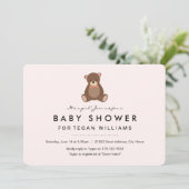 Little Bear | ベビーシャワー招待状 招待状 (スタンド正面)