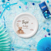 Little Bear Any Age Birthday ペーパープレート (パーティー)