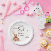 Little Bear Any Age Birthday ペーパープレート (パーティー)