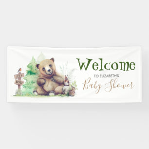 Little Bear Baby Showerへようこそ 横断幕