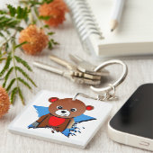 Little bear, cartoon, Cute キーホルダー (正面右)