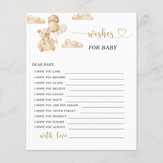 Little Bear Wishes forベビー (正面)