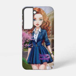 Little Beauty S22 スマートフォンケース Samsung Galaxy S22ケース