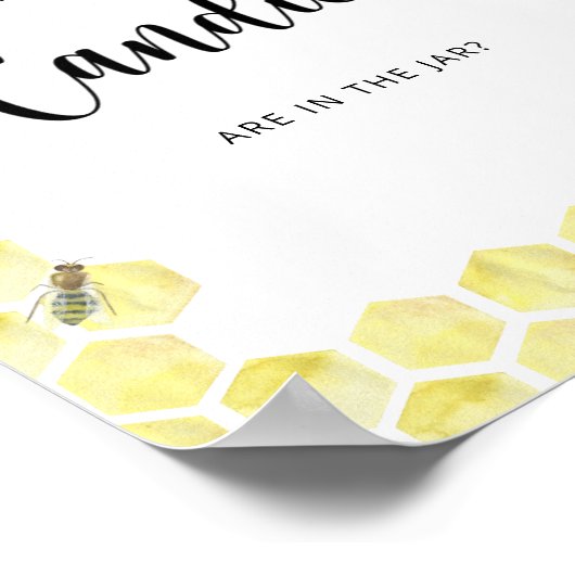 Little BEEはキャンディーの数を推測する ポスター (角)