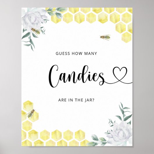 Little BEEはキャンディーの数を推測する ポスター (正面)