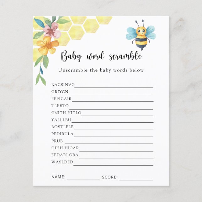 Little Bee -ベビーWordスクランブルゲーム (正面)