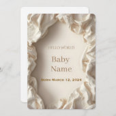 Little Beginnings – Baby Announcement Cards シーズンカード (正面/裏面)
