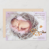 Little Birds Photo Birth発表 案内状 (正面/裏面)