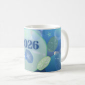 Little Bit of Blue - March Coffee Mug コーヒーマグカップ (正面右)
