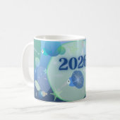 Little Bit of Blue - March Coffee Mug コーヒーマグカップ (正面左)