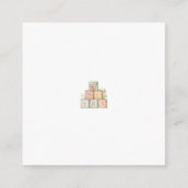 Little Bit Of Country Winter Boho Baby Girl Shower エンクロージャーカード (裏面)