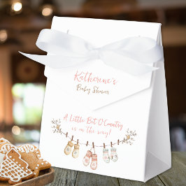 Little Bit Of Country Winter Boho Baby Girl Shower フェイバーボックス