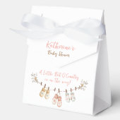Little Bit Of Country Winter Boho Baby Girl Shower フェイバーボックス (正面)