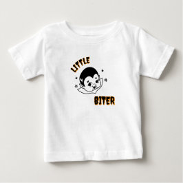 Little Biter Baby Bat Toddler Halloween T-Shirt ベビーTシャツ