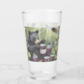 Little black Bear and his blackberry jams タンブラーグラス (裏面)