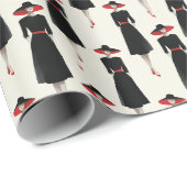 Little Black Dress Society Architectural Fashion P ラッピングペーパー (ロールコーナー)