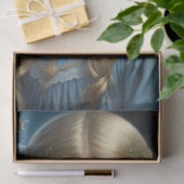 Little blond girl with blue dress v1 薄葉紙 (ギフト)