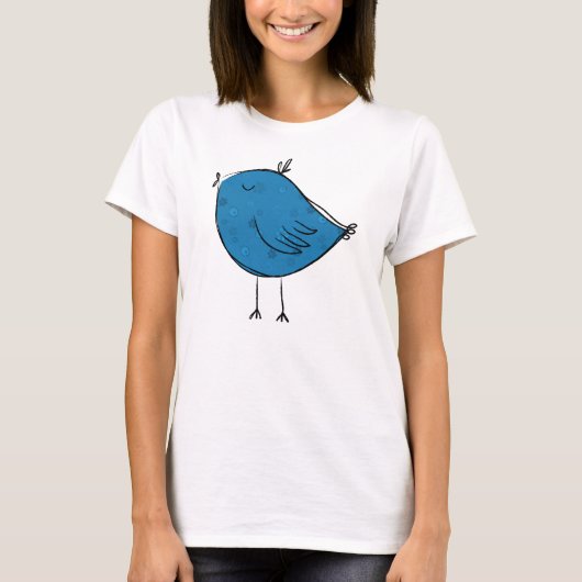 little blue bird tシャツ (正面)