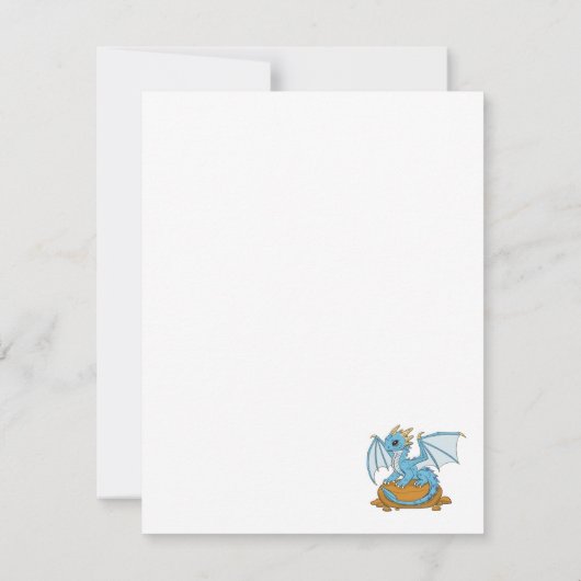 Little Blue Dragon 出欠カード (裏面)