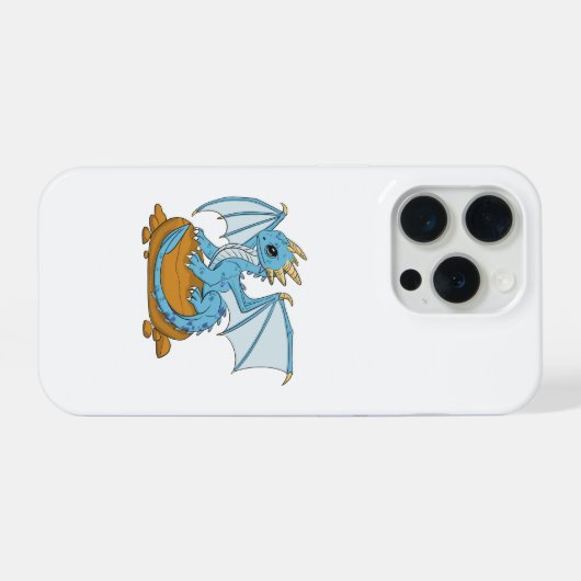 Little Blue Dragon iPhoneケース (裏面横)