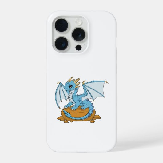 Little Blue Dragon iPhoneケース (裏面)