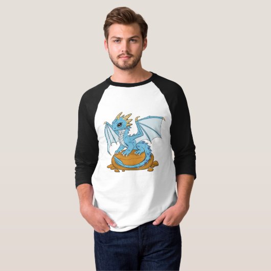 Little Blue Dragon Tシャツ (正面フル)