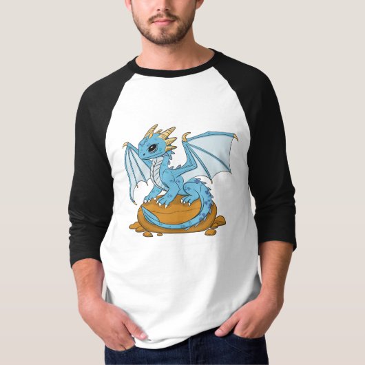 Little Blue Dragon Tシャツ (正面)