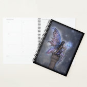 Little Blue Moon Fairy Fantasy Art Illustration プランナー手帳 (ディスプレー)