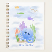 Little Blue Octopus Parents' Planner プランナー手帳 (正面)