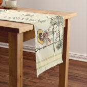 Little Bo-Peep:ケイトクラシックグリーンアウェイ子供部屋 ショートテーブルランナー (インサイチュ)