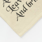 Little Bo-Peep：ケイトクラシックグリーンアウェイ子供部屋 フリースブランケット (角)