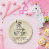 Little Bo-Peep：ケイトクラシックグリーンアウェイ子供部屋 ペーパープレート (パーティー)