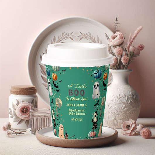 LITTLE BOOが幽霊カボチャ不気味赤ちゃんシャワー 紙コップ