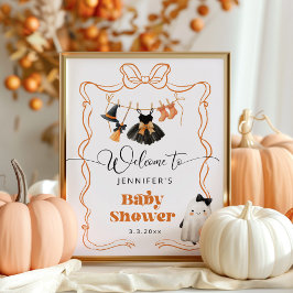 Little Booが衣服洗い場の赤ちゃんシャワーへようこそ ポスター