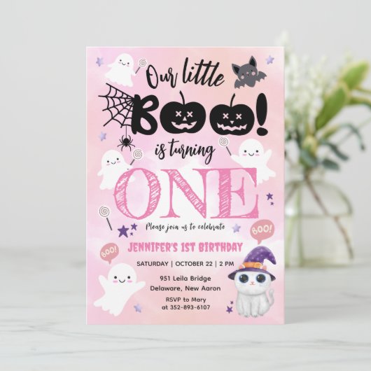 Little Booが1ハロウィーン1歳の誕生日を迎える 招待状 (スタンド正面)