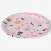 Little Booはほとんどピンクの赤ちゃんシャワー ペーパープレート (アングル)