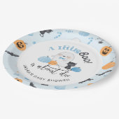 Little Booはほとんどブルーベビーシャワー ペーパープレート (アングル)